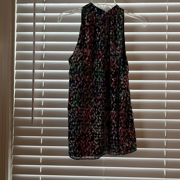 kate spade gold teal pink dotted tank size medium - Picture 9 of 12